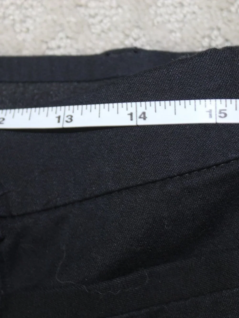 Gibson + Latimer Size 4 Black Mid Rise Straight Leg Chino Pants